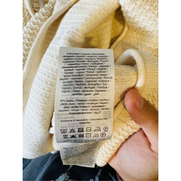 Jack & Jones Plain Knitted Waffle Thermal Base Layer Long Sleeve Shirt Men's XXL - Picture 7 of 11